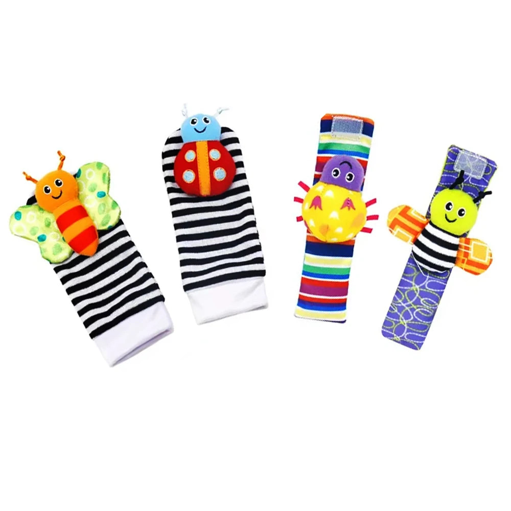 Baby Giggles Rattle Socks & Wristbands