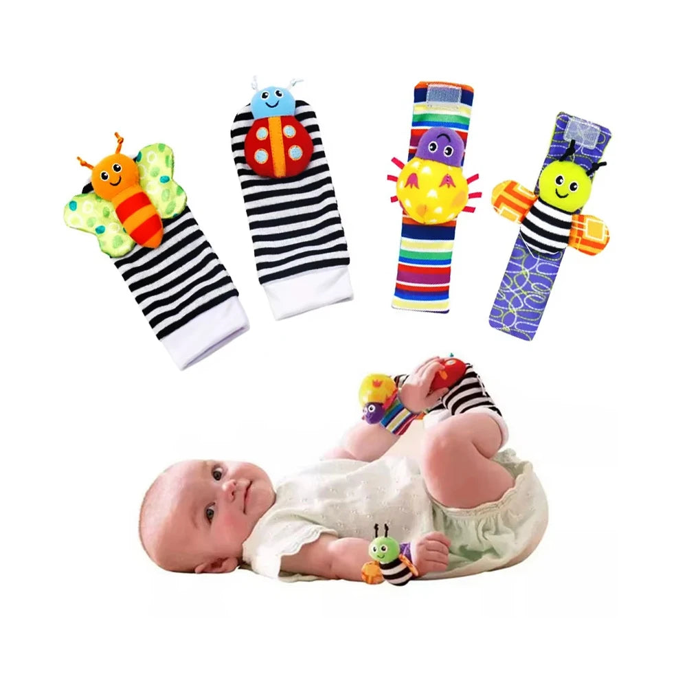 Baby Giggles Rattle Socks & Wristbands