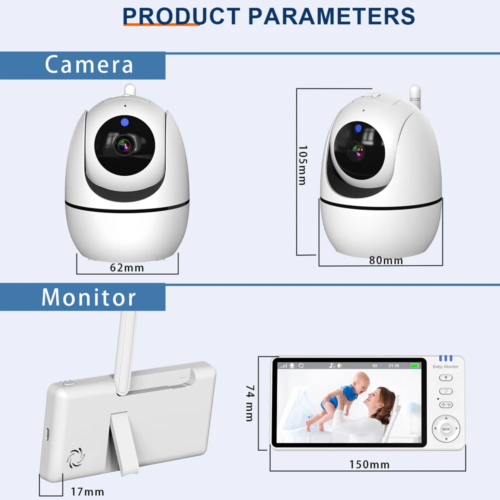 LunaWatch 5.0 HD Baby Monitor
