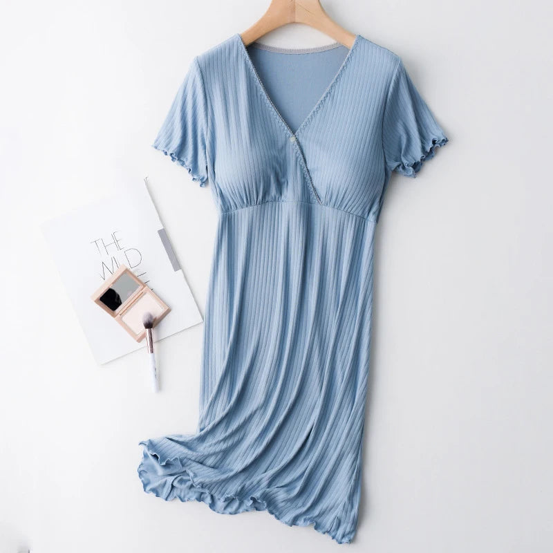 BreezeFlow Nursing Maxi Dress