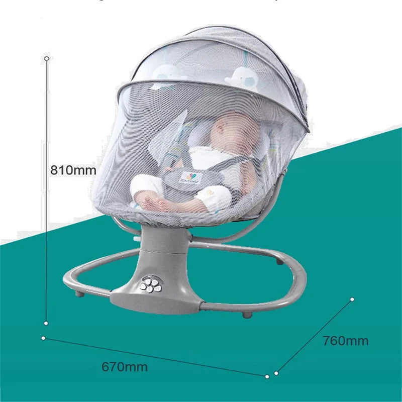 LunaSooth Smart Electric Baby Rocker