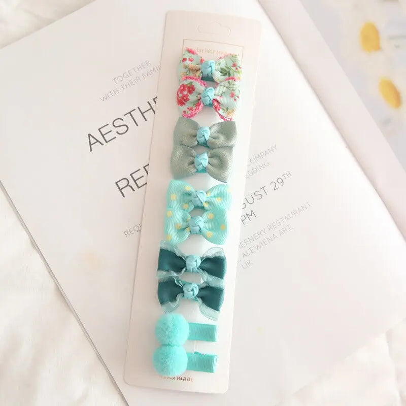 Darling Bow Hair Clips Set
