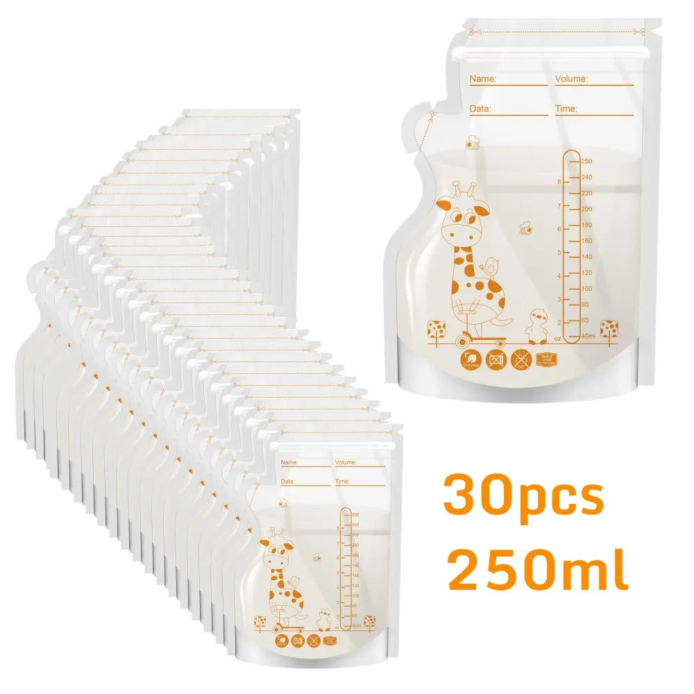 SafeStore Breast Milk Storage Bags (100pcs, 250ml)