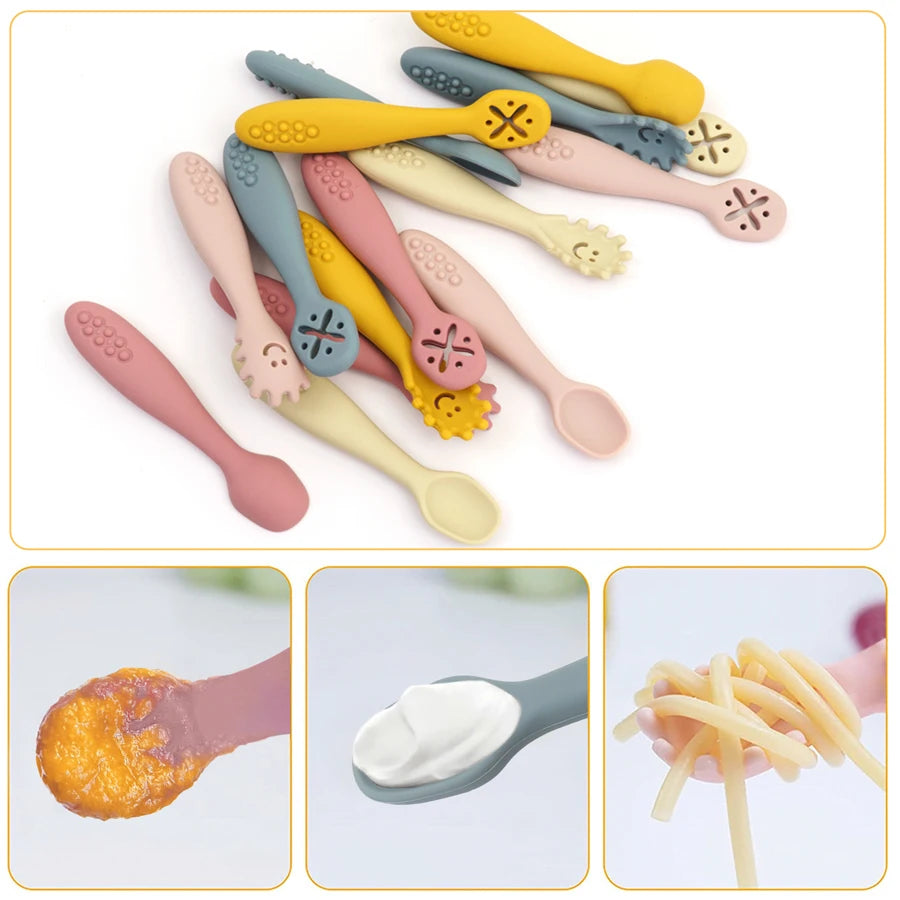 SoftBite Baby Silicone Spoons