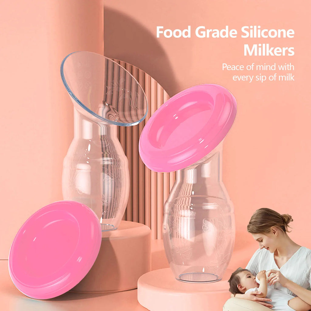 PureEase Silicone Breast Milk Collector
