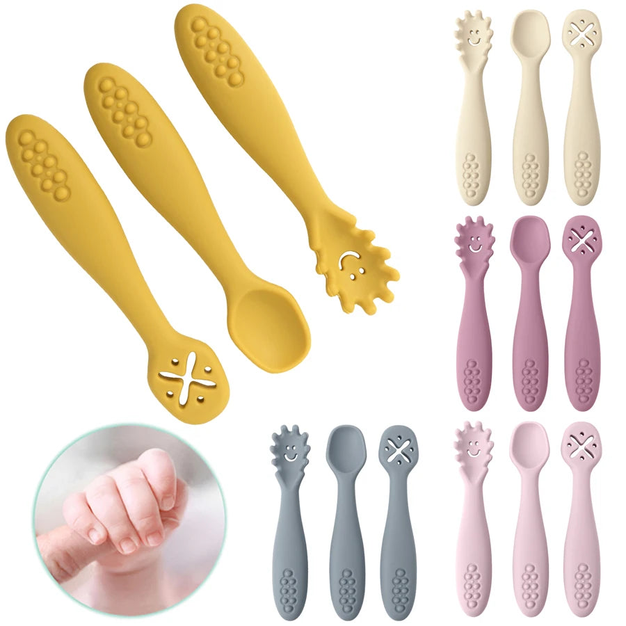 SoftBite Baby Silicone Spoons