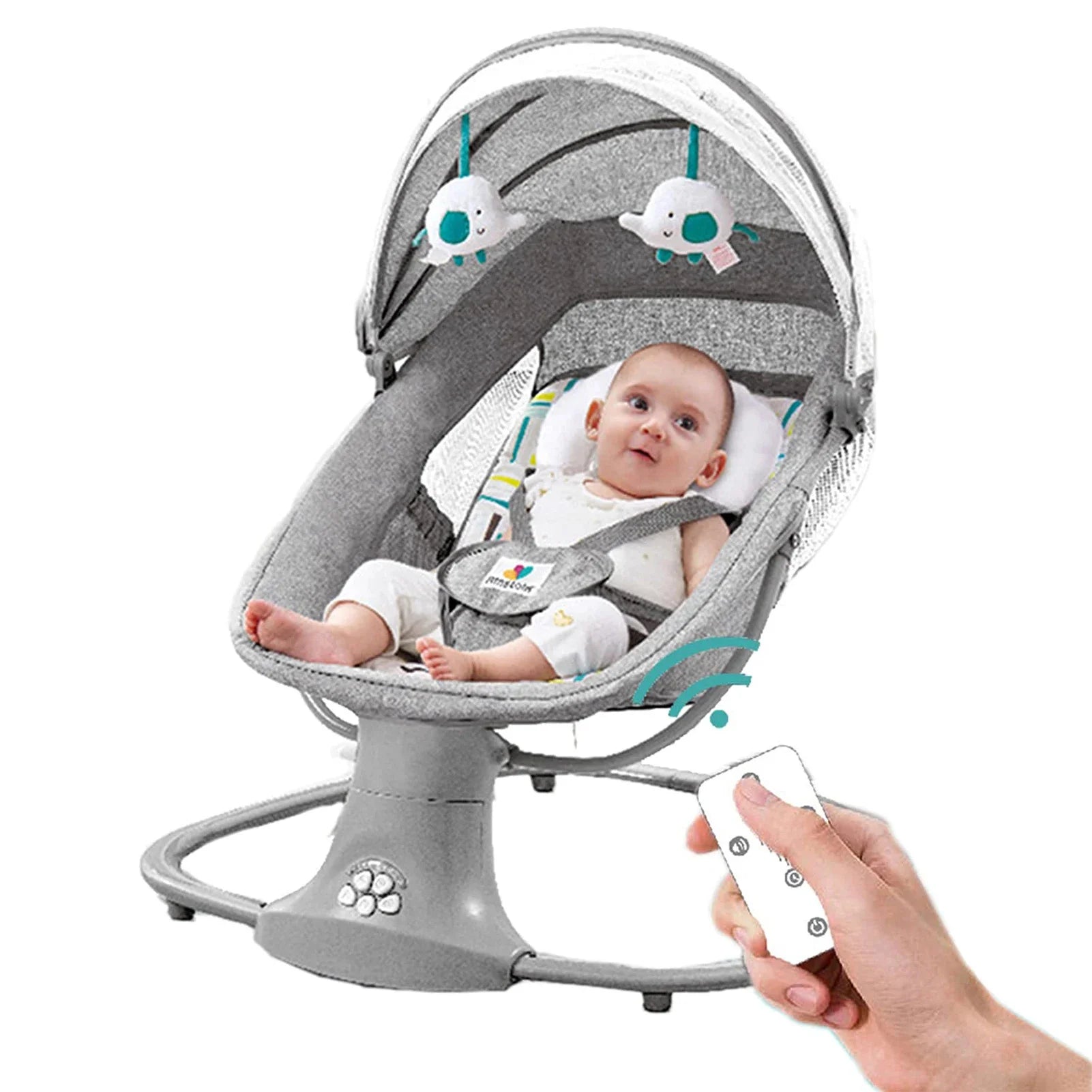 LunaSooth Smart Electric Baby Rocker