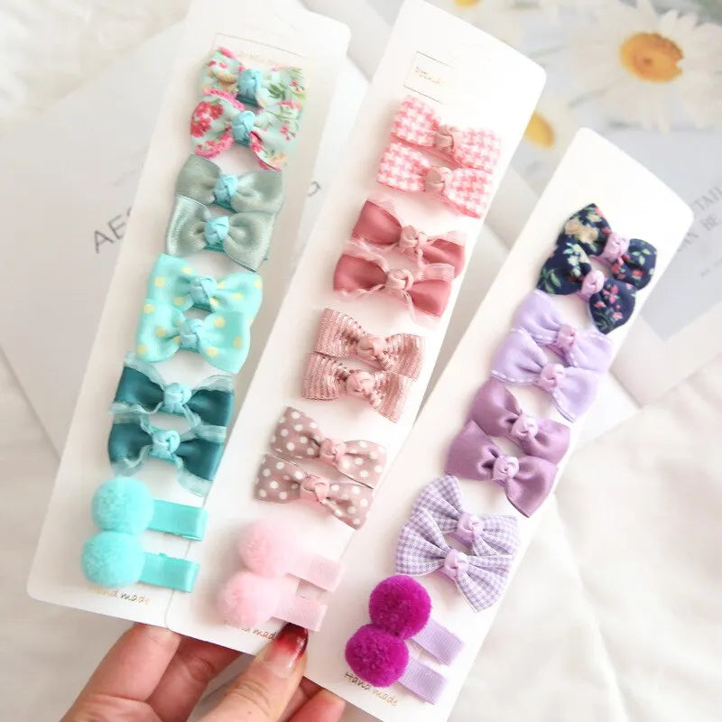 Darling Bow Hair Clips Set