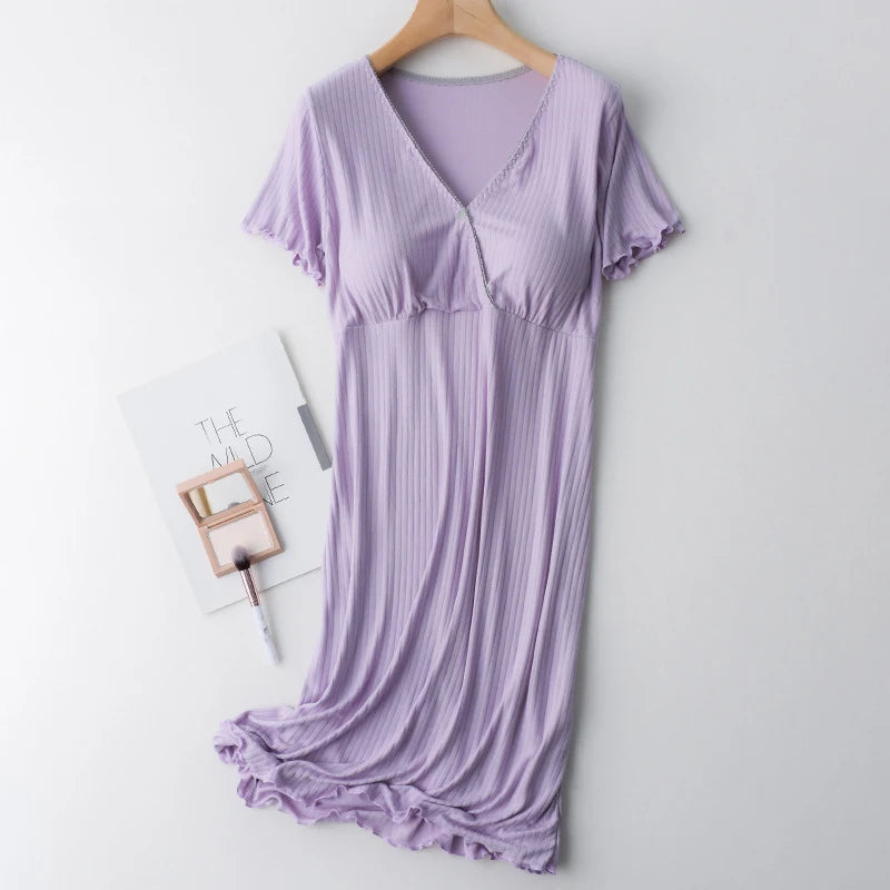 BreezeFlow Nursing Maxi Dress