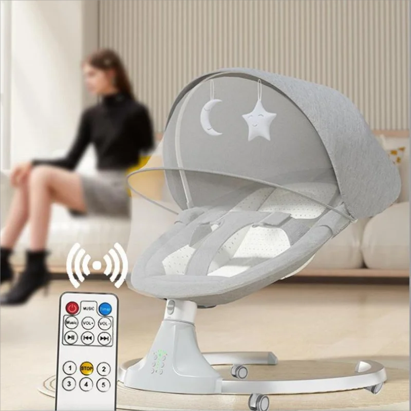 LunaSooth Smart Electric Baby Rocker