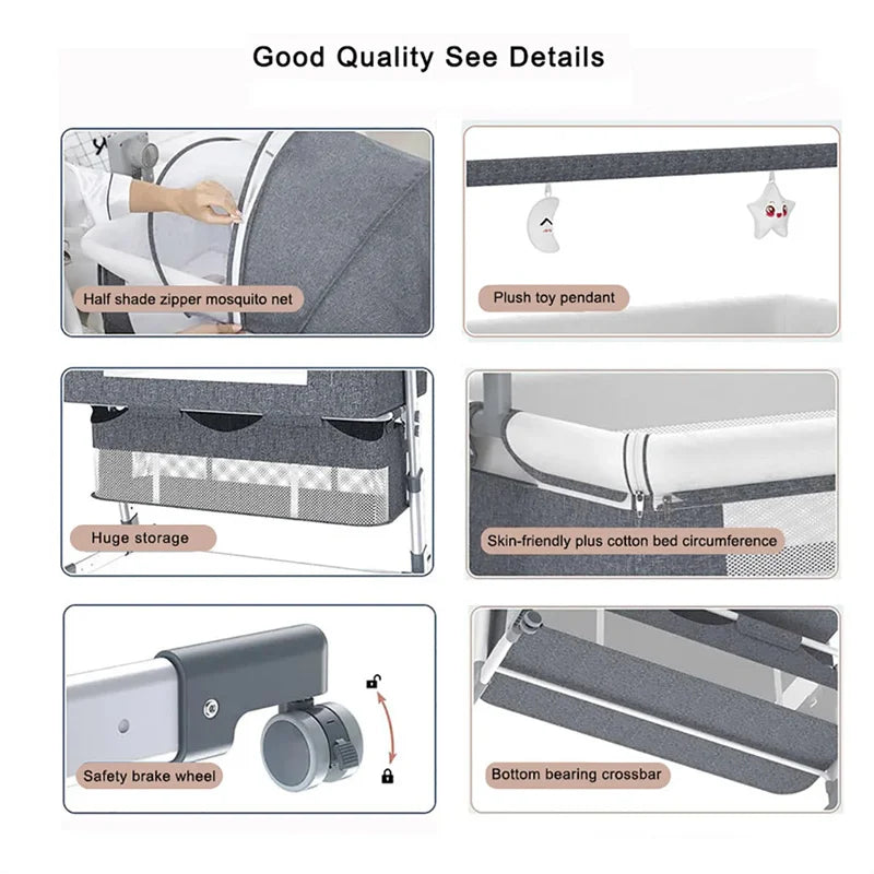 DreamEase Electric Crib