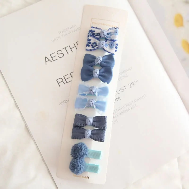 Darling Bow Hair Clips Set