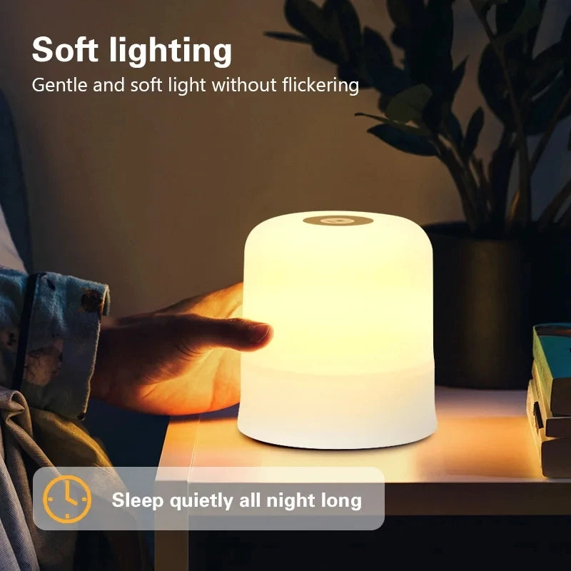 CalmGlow Touch Lamp